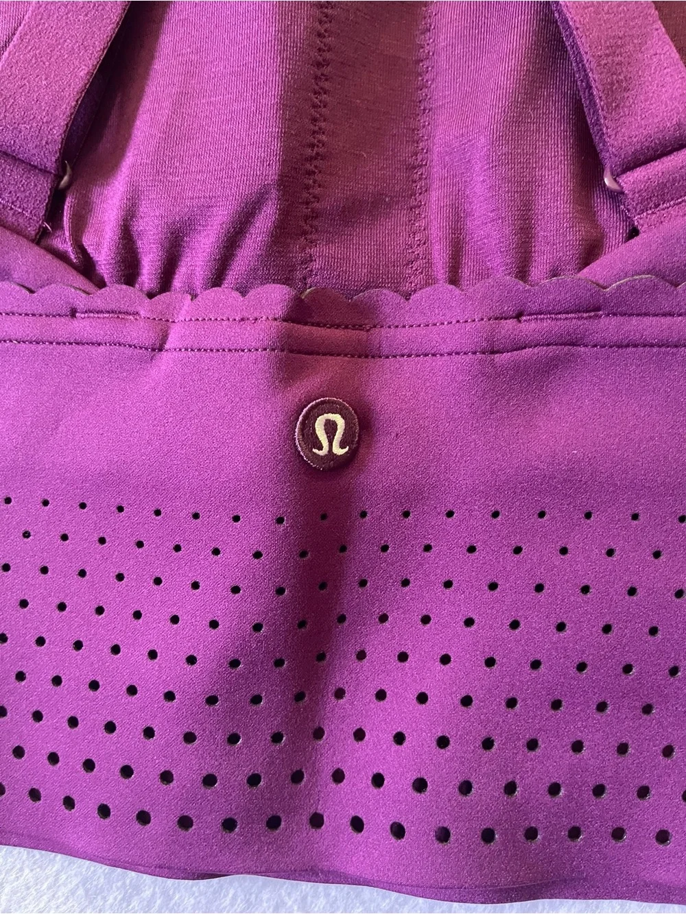 NWT’S Lululemon athletica Ventilated Tennis Tank— Plum